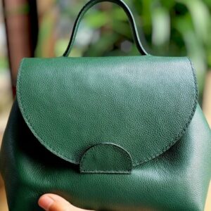 Handmade leather cross bag